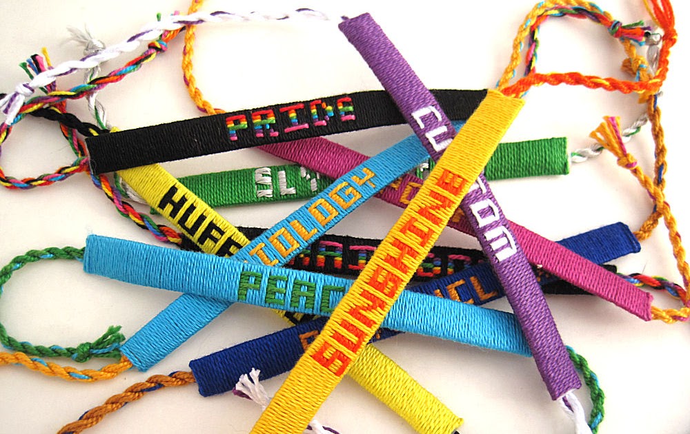 Anne's Handspun Woven Name Bracelets