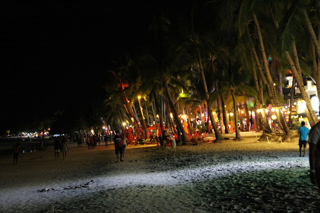 boracay at night