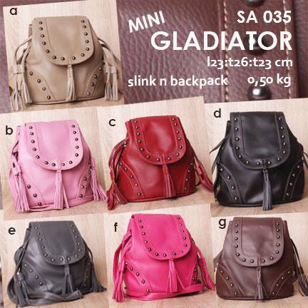 jual sling backpack bag wanita unik murah mini gradiator sa 035 jual sling backpack bag wanita unik murah mini gradiator sa 035