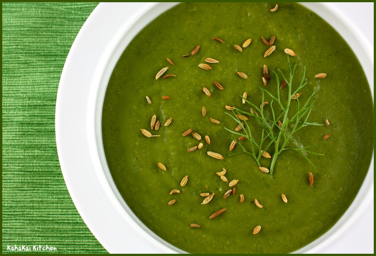 Kahakai Kitchen Split Pea, Fennel, and Spinach Soup Eatin' of the