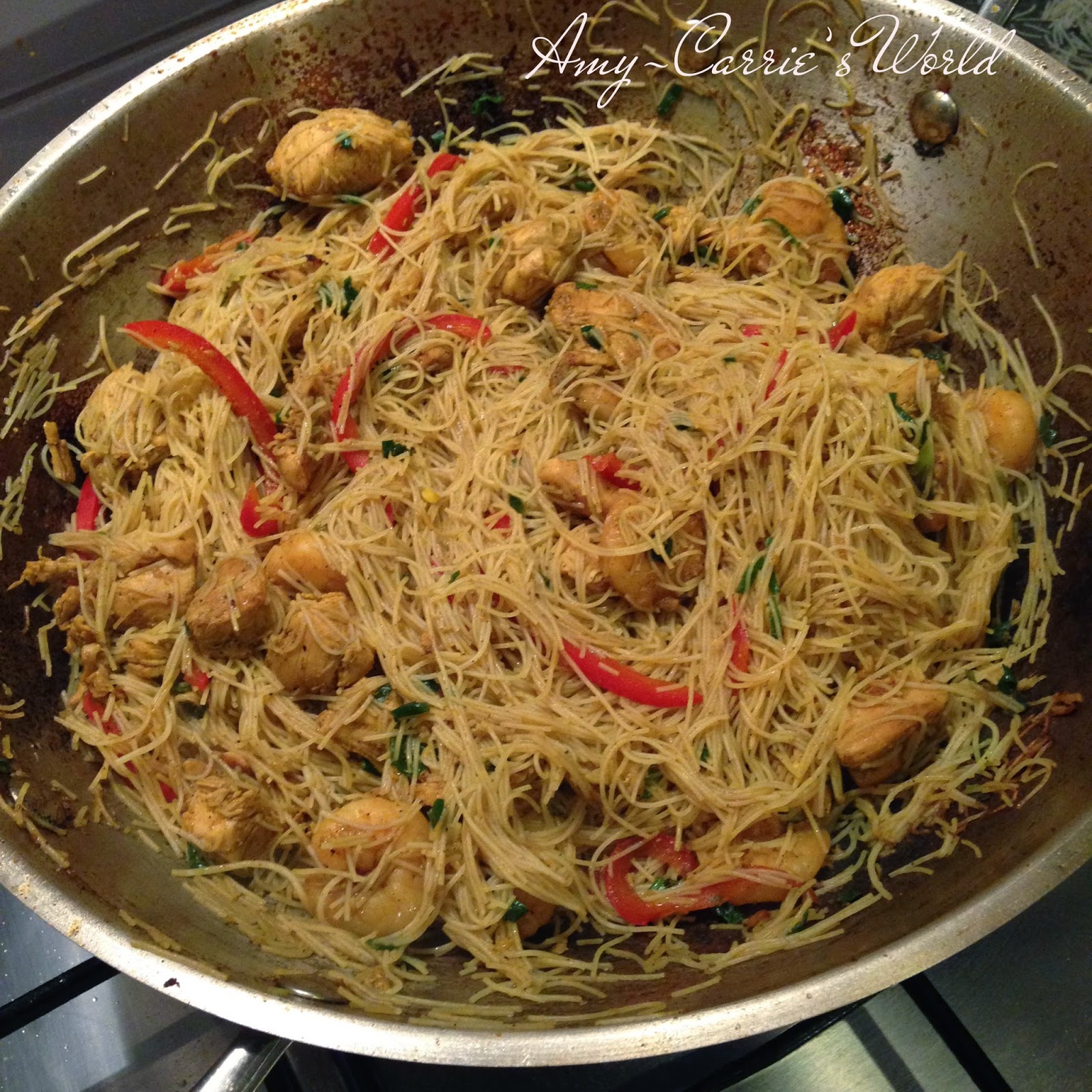 AmyCarrie's world Low fodmap Singapore noodles