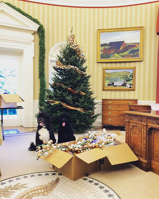 The Best Of Celebrity Christmas Trees - First Lady @michelleobama  - Cool Chic Style Fashion