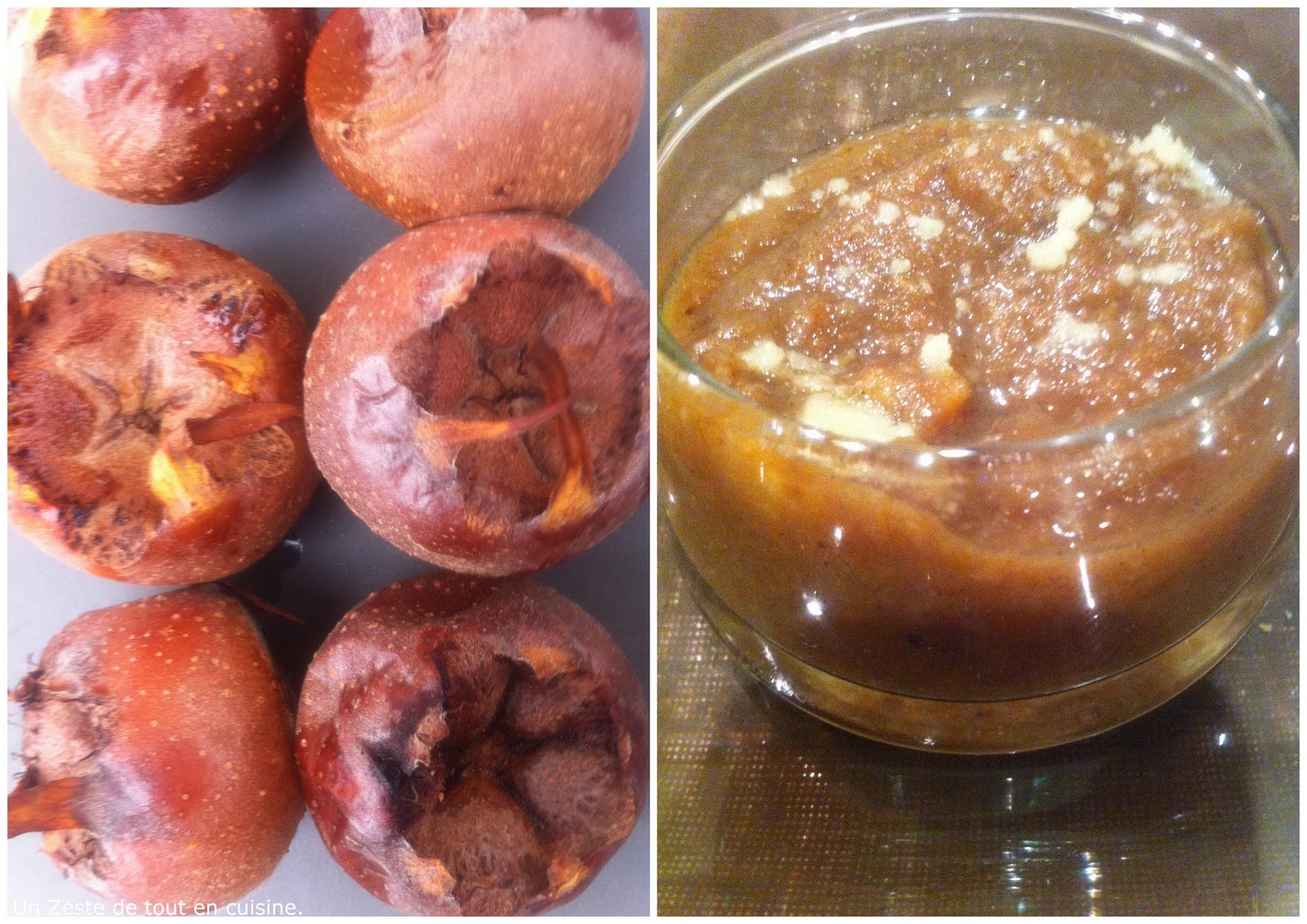 Entre la néfle et moi....une histoire d'amour est de nèfles Un Zeste de tout en