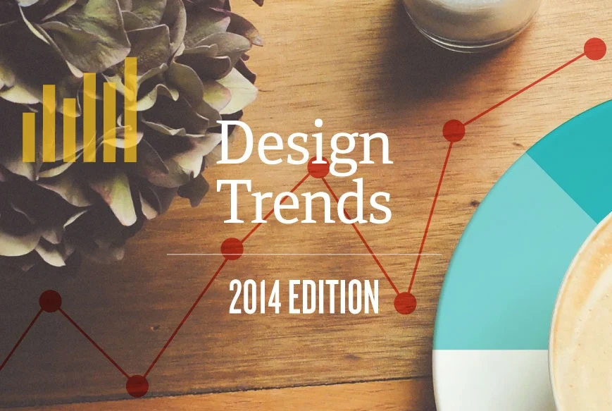 7 Visual Design Trends For 2014 - Around The Globe - infographic