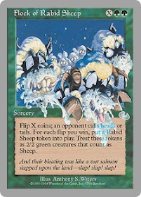 Magic the Gathering, sheep, card