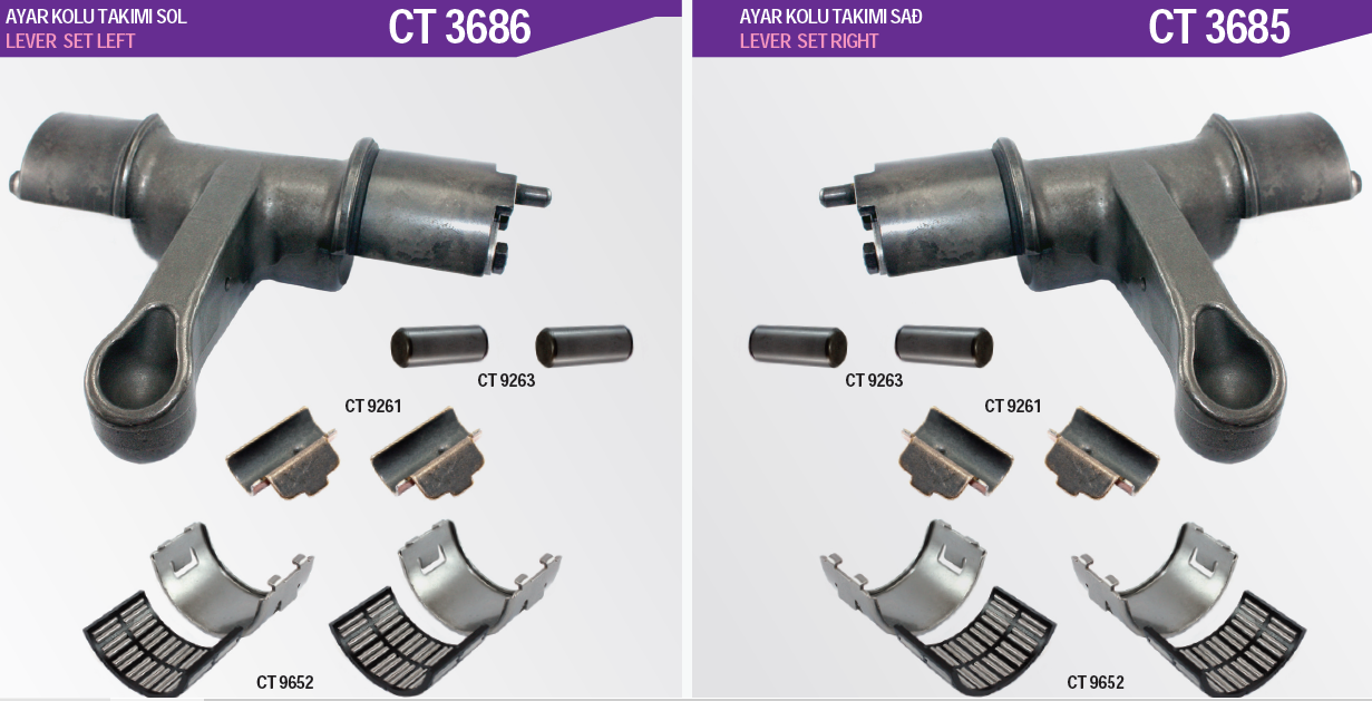 Continual Brake Caliper Repair Kits For Truck Bus and Van Meritor Type