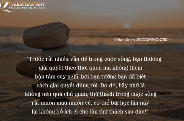 Trích dẫn hay về tình yêu, trong cuộc sống - hình ảnh Facebook