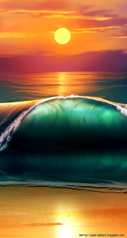 Art Sunset Beach Sea Waves iPhone 5s Wallpaper Download iPhone Art Sunset Beach Sea Waves iPhone 5s Wallpaper Download iPhone