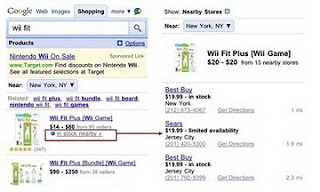 Google Product Search for mobile adds "blue dots" to help you shop