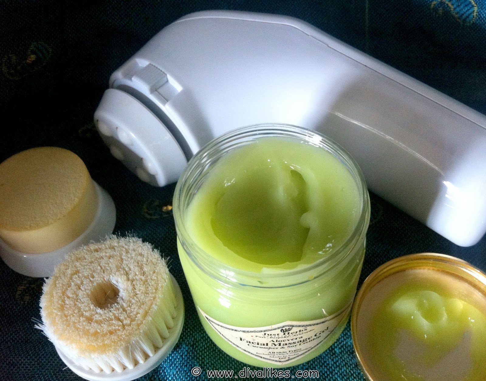 Just Herbs Aloevera Facial Massage Gel Review Diva Likes