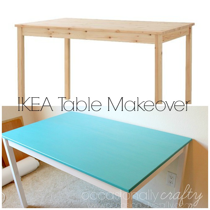 IKEA INGO Table Makeover Occasionally Crafty IKEA INGO Table Makeover