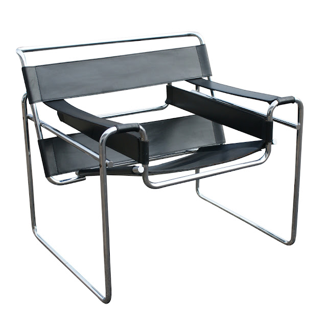 The Wassily Chair, also known as the Model B3 chair, was designed by Marcel Breuer in 1925-1926