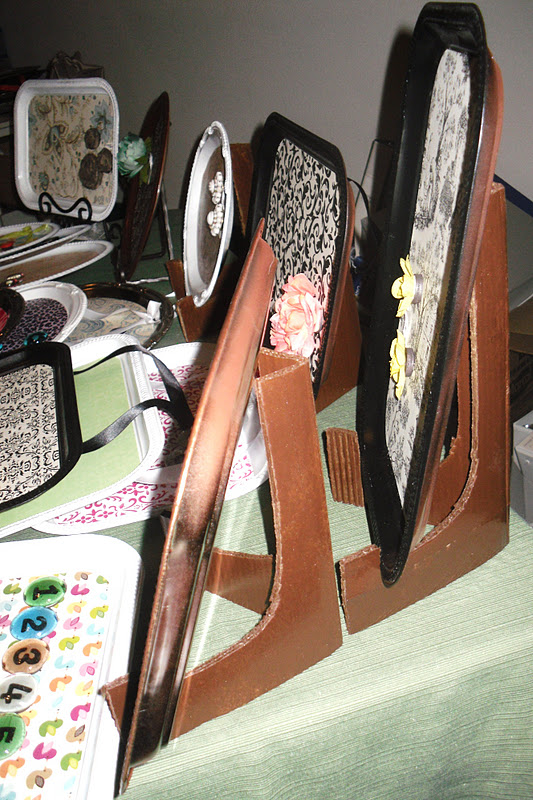 Homemade Home Cardboard Easels