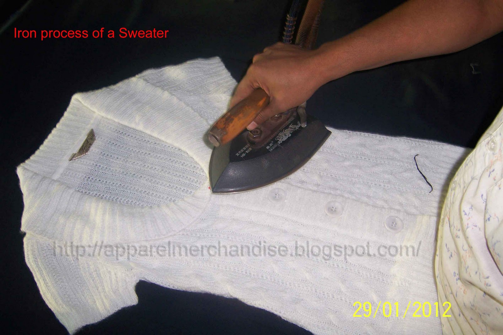 ApparelMerchandising Making process of a Sweater