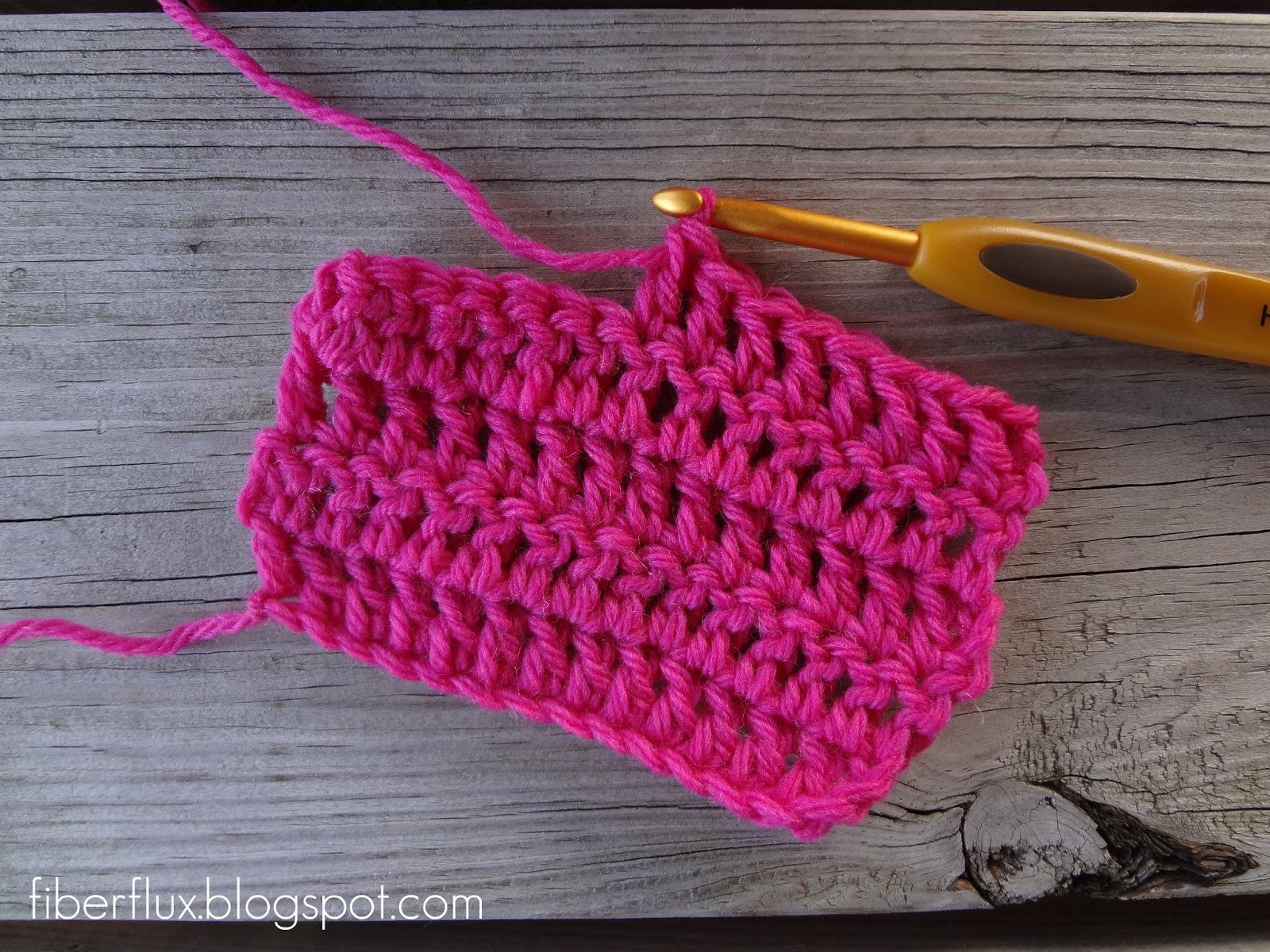 Fiber Flux How To Double Crochet