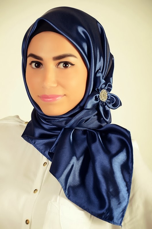 Fancy Hijab Fashion 2014 | Turkish Hijab Designs | Modern Party Hijab