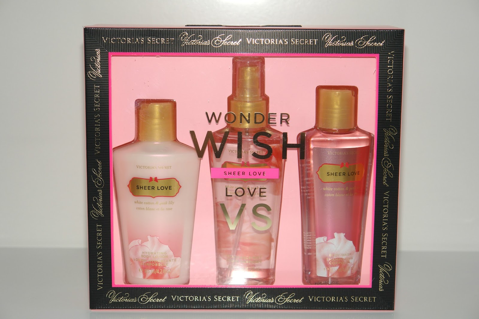 Victoria's Secret Sheer Love fragrance set, Sheer Love fragrance mist, perfume, Victoria's Secret, review,