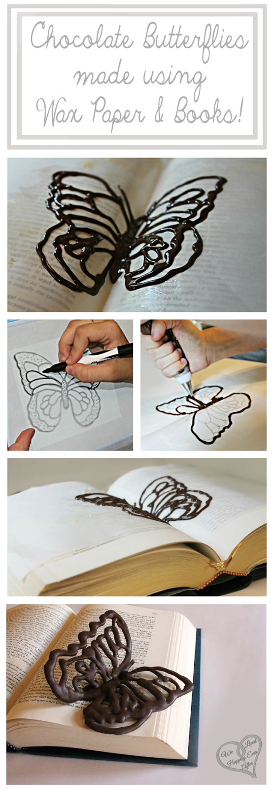How To Make Chocolate Designs On Wax Paper How To Make Chocolate Designs On Wax Paper