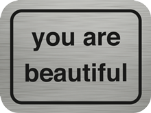 You Are Beautiful Sticker