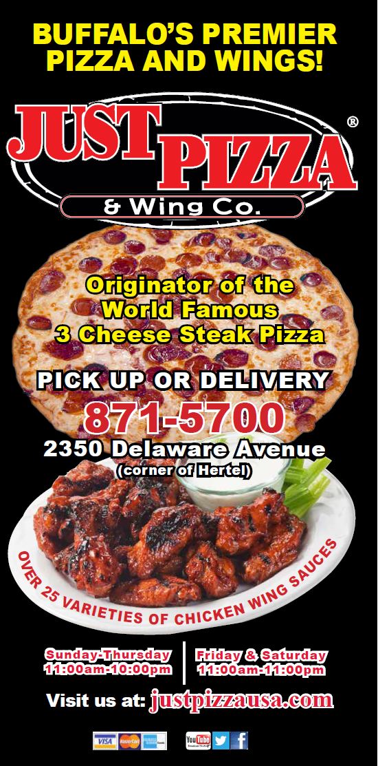 Just Pizza &amp; Wing Co. (Delaware Buffalo) All WNY Menus