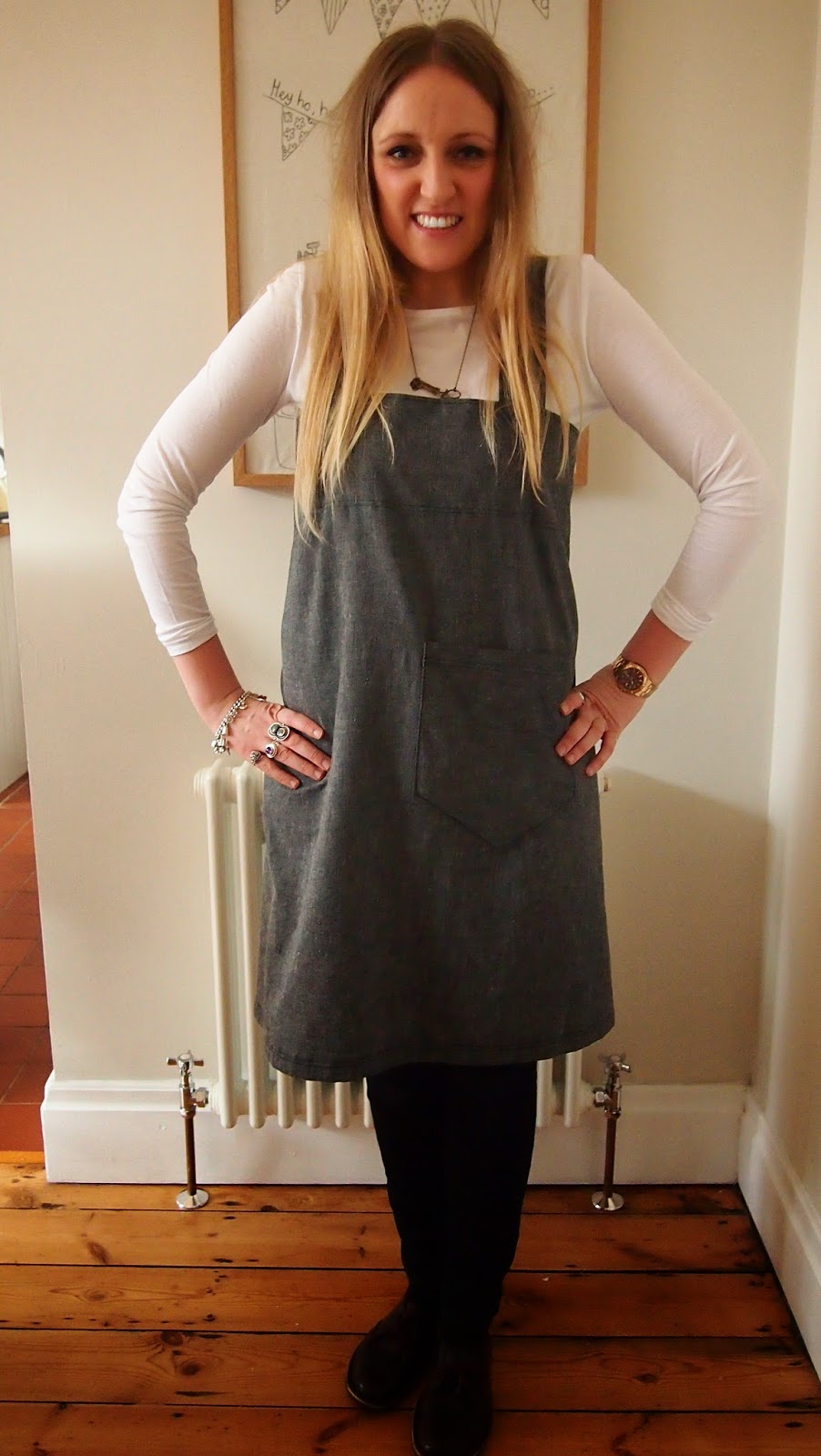 A Japanese Style Apron Tutorial The Hearty Home