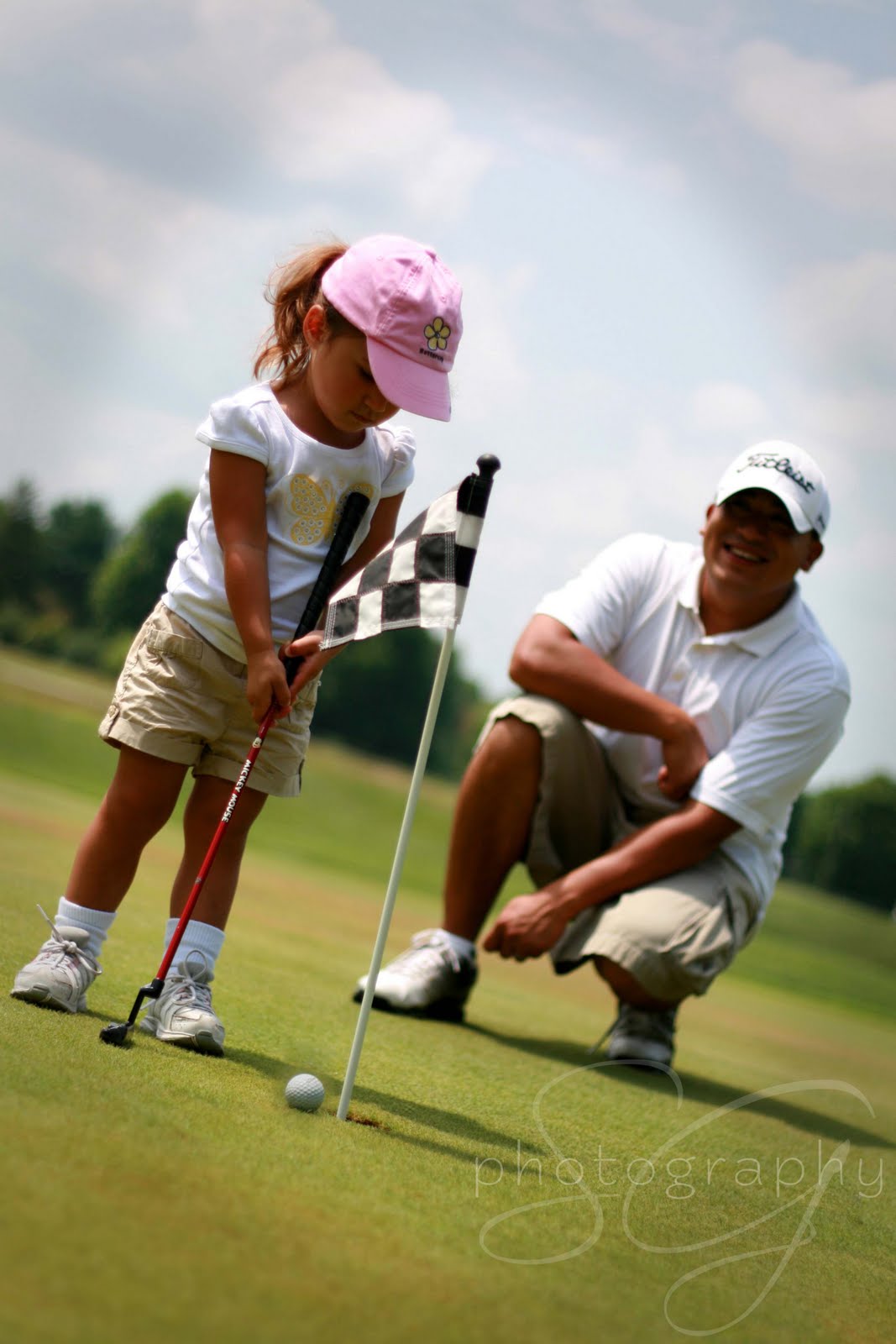 Sarah Gabriel Photography: Father and Daughter Golf Day