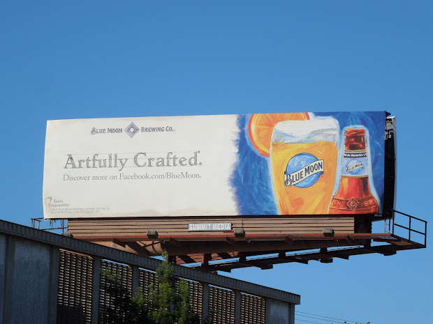Blue Moon Artfully Crafted Beer Billboard Vtwctr