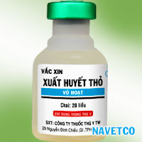 Một loại vaccin xuất  huyết thỏ của Việt Nam.