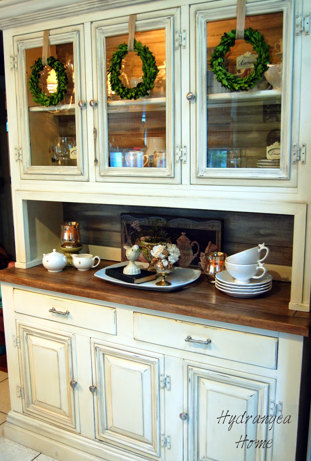 Hydrangea Home by Dawn's Designs Extreme Hutch Makeover