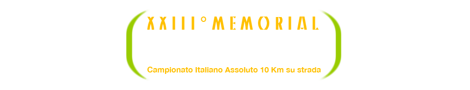 Memorial Peppe Greco - XXIII° edizione
