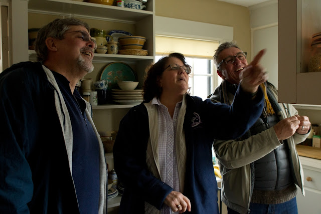 Captain Richard Phillips and his wife on the Captain Phillips set