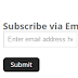 Add Attractive Email Subscription Widget in Blogger