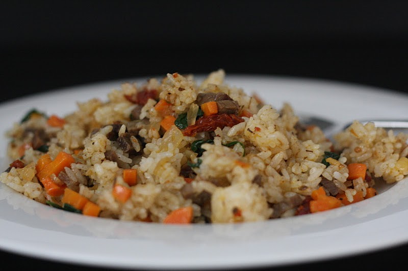 cher stuff cumin fried rice