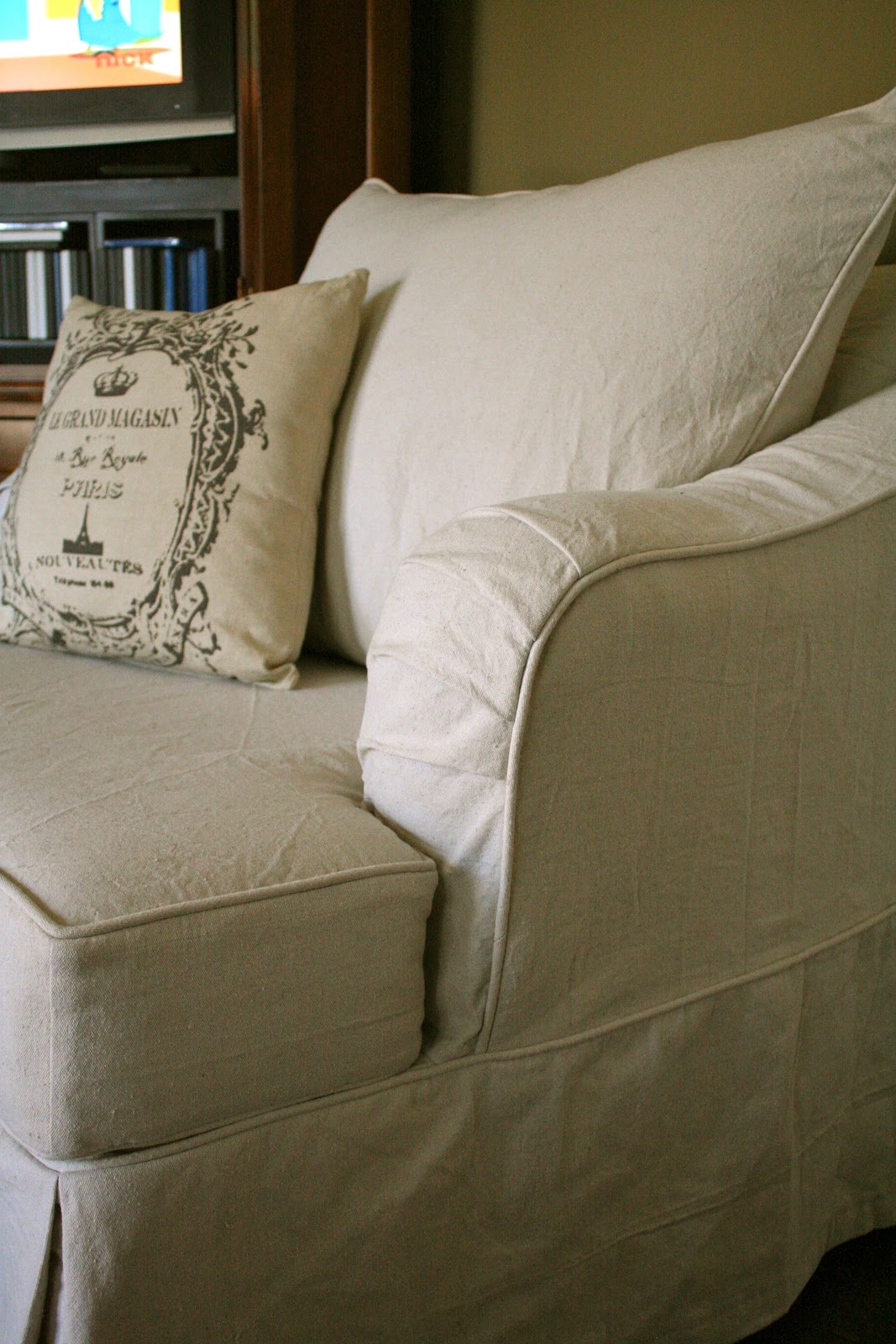 Custom Slipcovers By Shelley Drop Cloth Chair