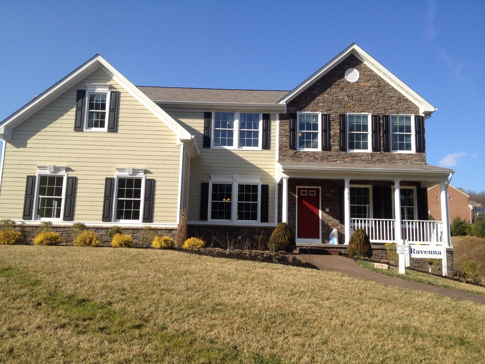 Minimalist Ryan Homes Exterior Choices for Small Space