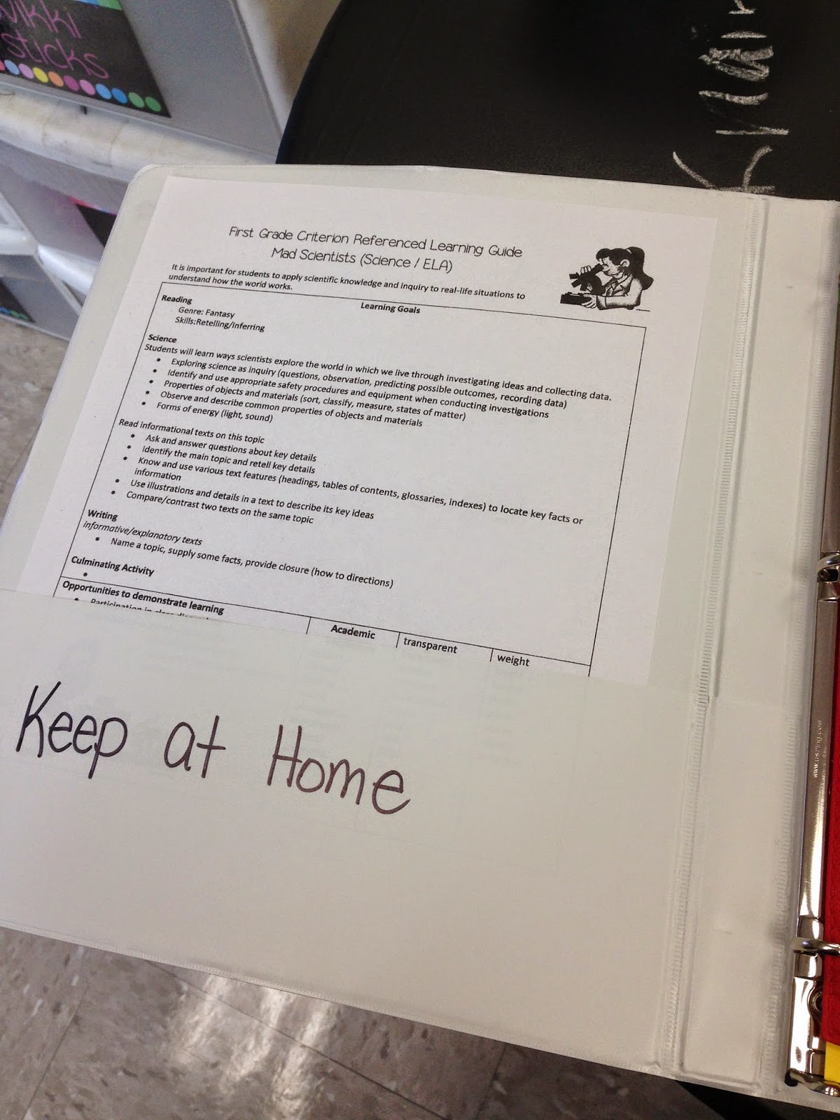Pride and Primary: First Grade Homework Packets and OZ Binder