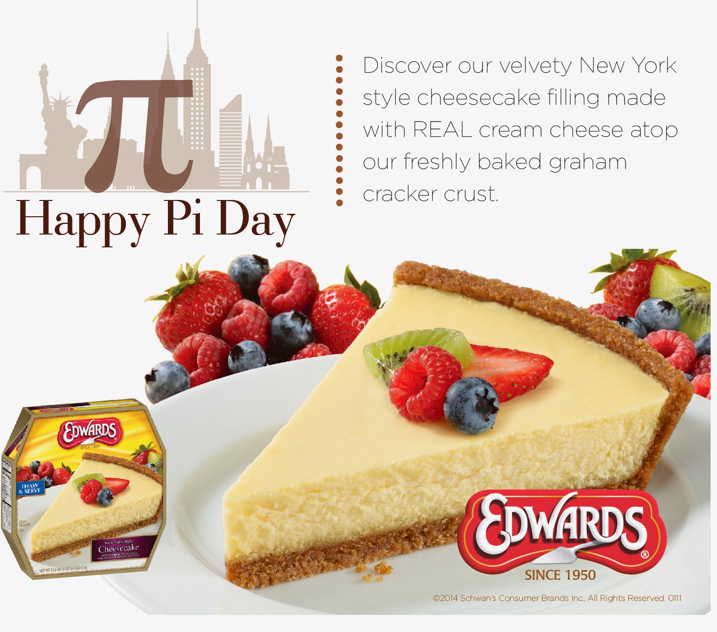 My Ramblings and Reviews It’s National Pi Day! Edwards Desserts Review