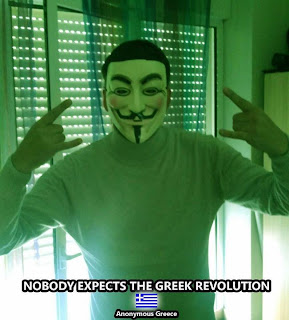 Nobody Expects The Greek Revolution! -Anonymous Greece