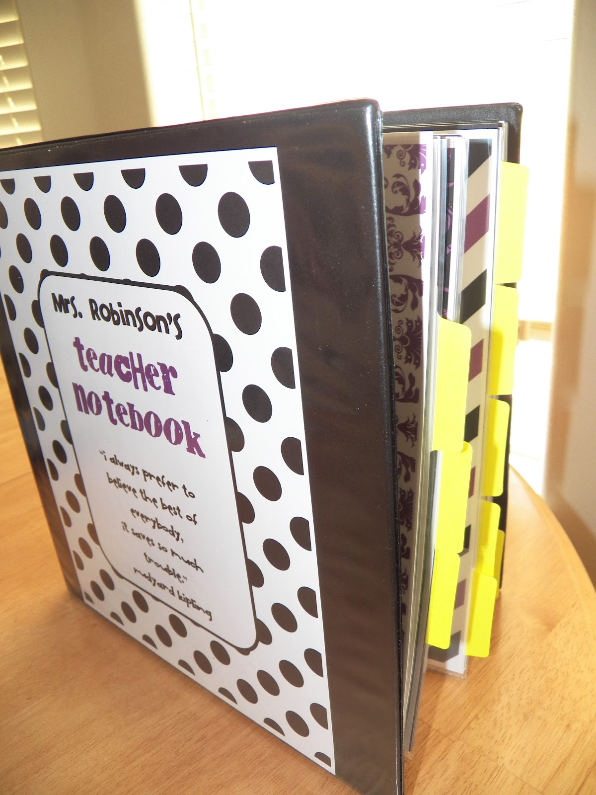 Fun For First Teacher Notebook