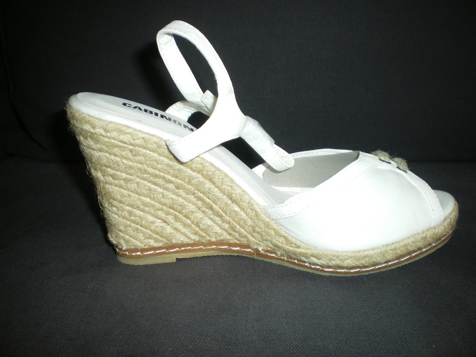 espadrilles blanches compensées