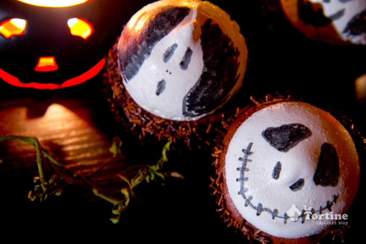Halloween: Cupcakes ciocco-meringa