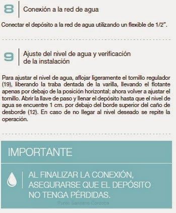 Depositos de apoyo. Como instalarlos? punto sanitario cordoba