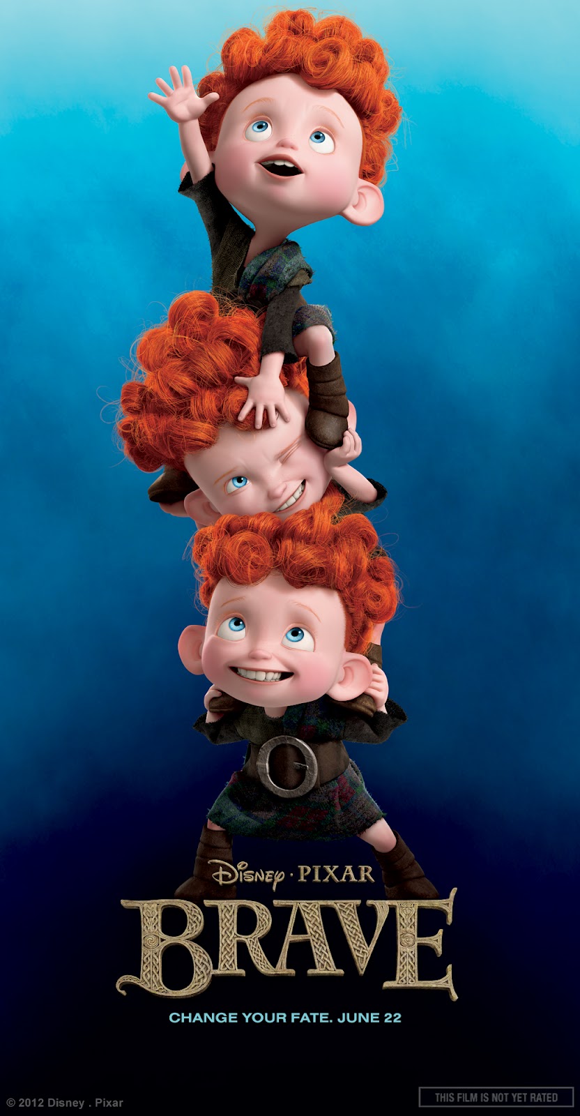 Nuevos pósters de “Brave”, la nueva heroína del mundo Disney / Pixar