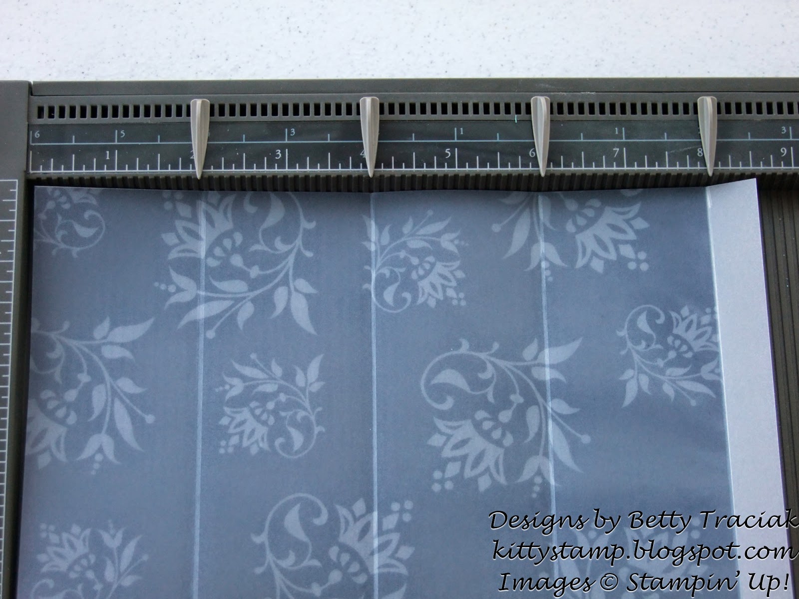 Kitty Stamp My Digital Studio Vellum Techniques Faux Vitalized Vellum