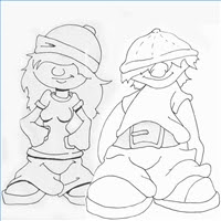 Cartoon Characters Graffiti