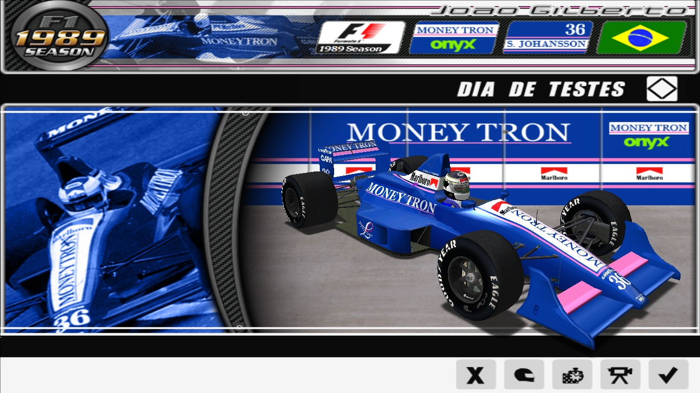 F1 Challenge BRASIL F1 1989 C & D [Pedido]