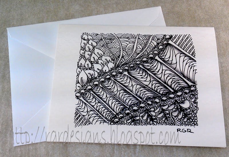 rgr designs blog Zentangle Inspired Note Cards on Etsy!