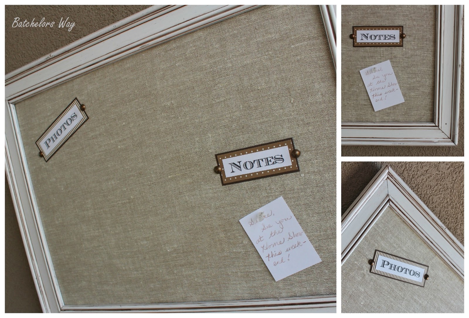 Batchelors Way Pin Board Rustic Style