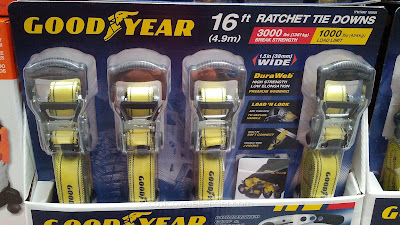 Secure your gear with the Goodyear Ratcheting Tie Downs