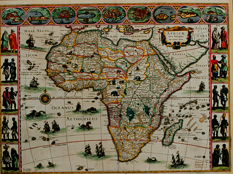 africa map old